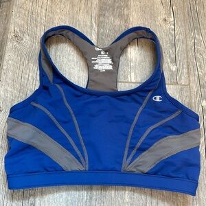 Champion Women’s sports bra blue gray size XL exercise